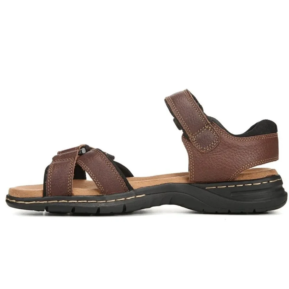 New Men's Gus Fisherman Sandal size 8 Velcro dr scholls memory foam cool fit.